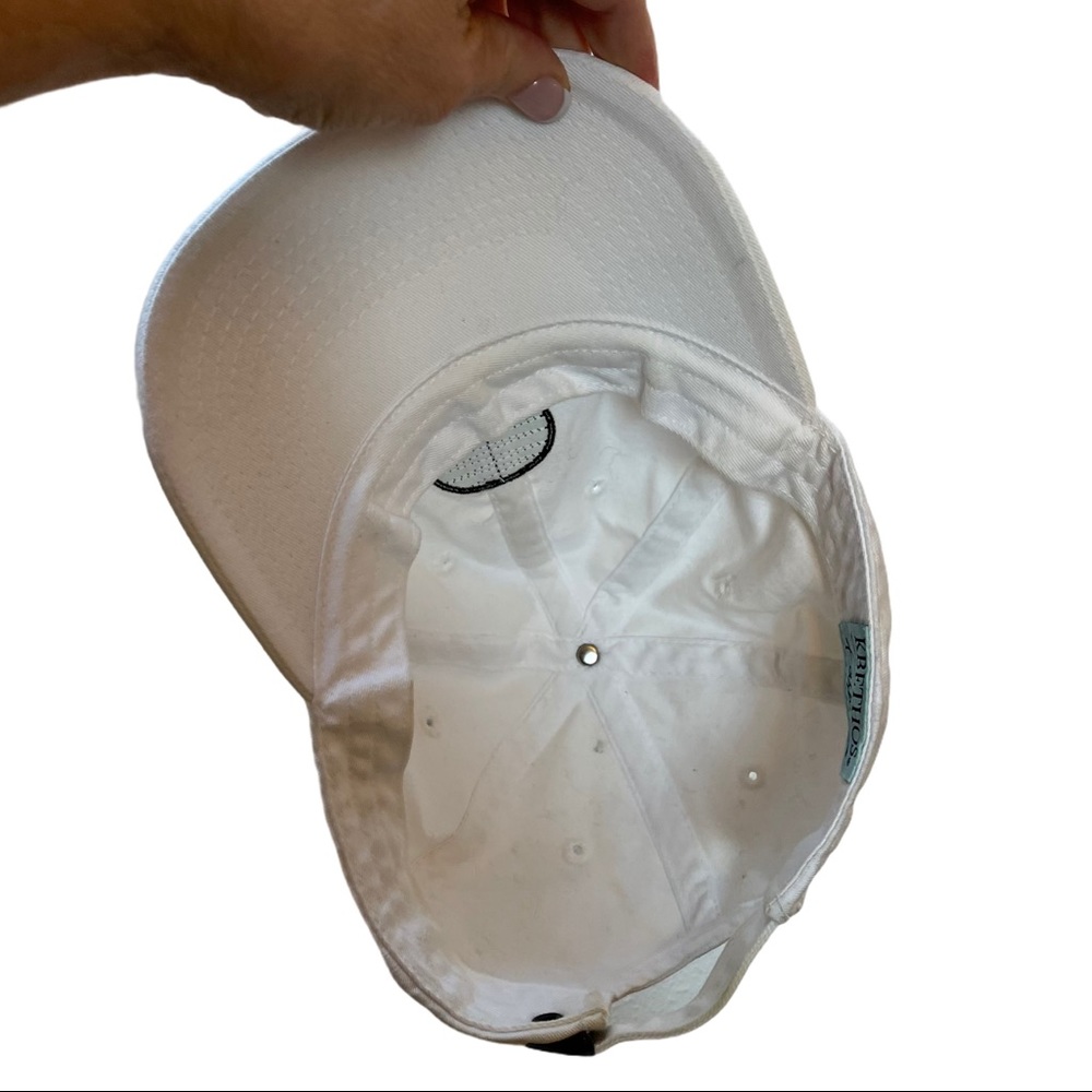 ALIEN white cap adjustable buckle strap back Dad Hat - Picture 7 of 8